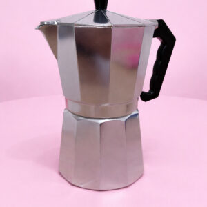 Retro Moka Pot 9 Cup Ev Ofis ve Kamp Kahve Çekirdeği Demliği