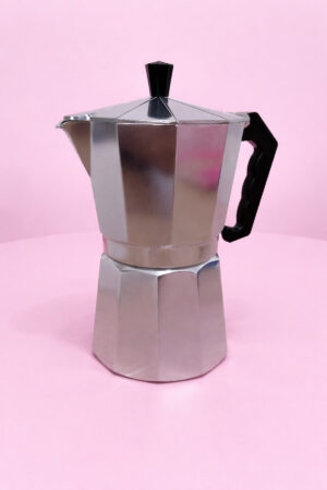 Retro Moka Pot 9 Cup Ev Ofis ve Kamp Kahve Çekirdeği Demliği