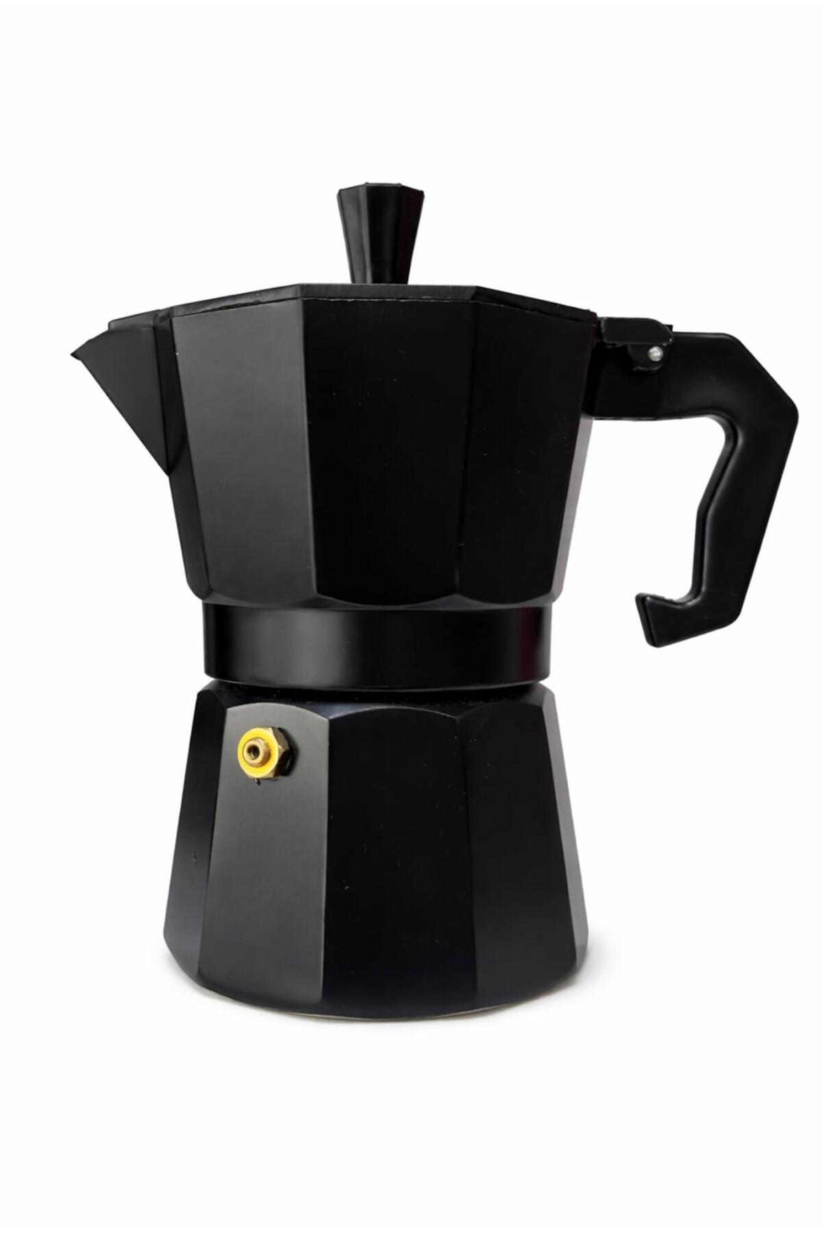 Retro Moka Pot 6 Luk Kamp Kahve Çekirdeği Demliği - Görsel 2