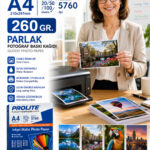 A4 Fotoğraf Resim Baskı Kağıdı 20 Adet (1 paket A4 -20 Adet - 260gsm 210X297 CM )