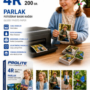 Fotoğraf Resim Baskı Kağıdı 4R.( 1 paket 100 Adet)