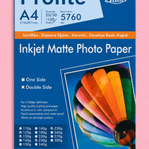 A4 Sertifika ,Davetiye, Kartpostal, Sunum , Eğitim , Diplama, Kart Baskı Kağıdı 100 Adet (1 paket A4 -100 Adet - 220gsm 210X297 CM )Her yazıcıya uyumlu