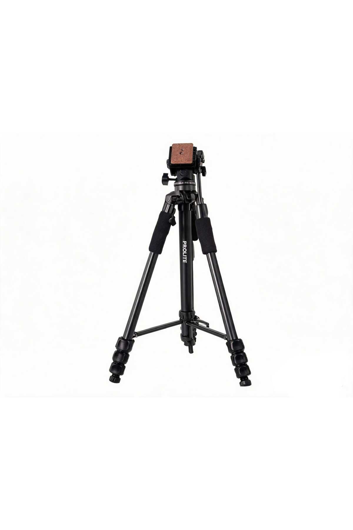 Professional Lighting Hidrolik Kafa Video Kamera Pr701 Tripod 5 kg taşıma kapasite 210 cm (Dslr Fotoğraf Makinası Projeksiyon Dürbün teleskop ) - Görsel 6