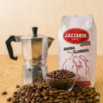 Retro Moka Pot MOKA POD ve Lazzini Çekirdek Kahve Set