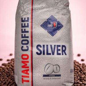 Çekirdek Kahve Tiamo Silver Coffee 1Kg orjinal peketinde Avrupa Kahvesi (Bulgar)